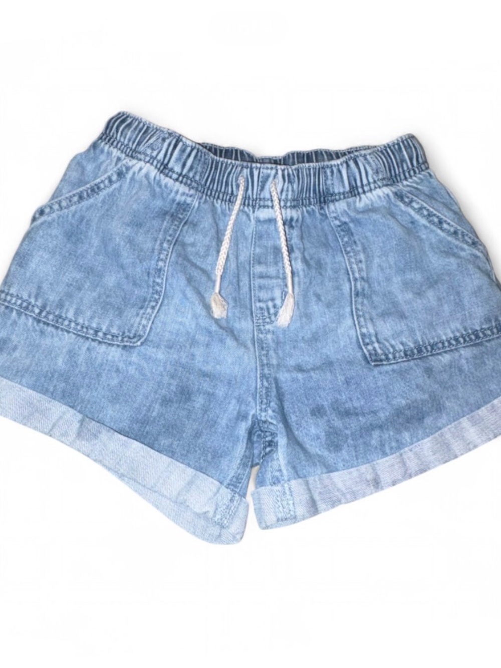 Cat & Jack Light Blue Denim Drawstring Shorts